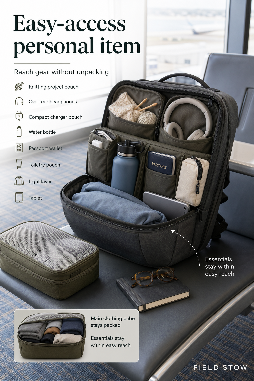 SeatReach Underseat Pack