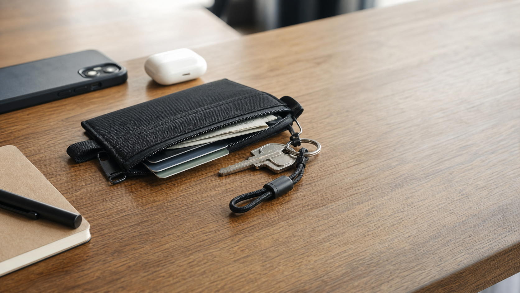 FlatDock EDC Wallet lifestyle image