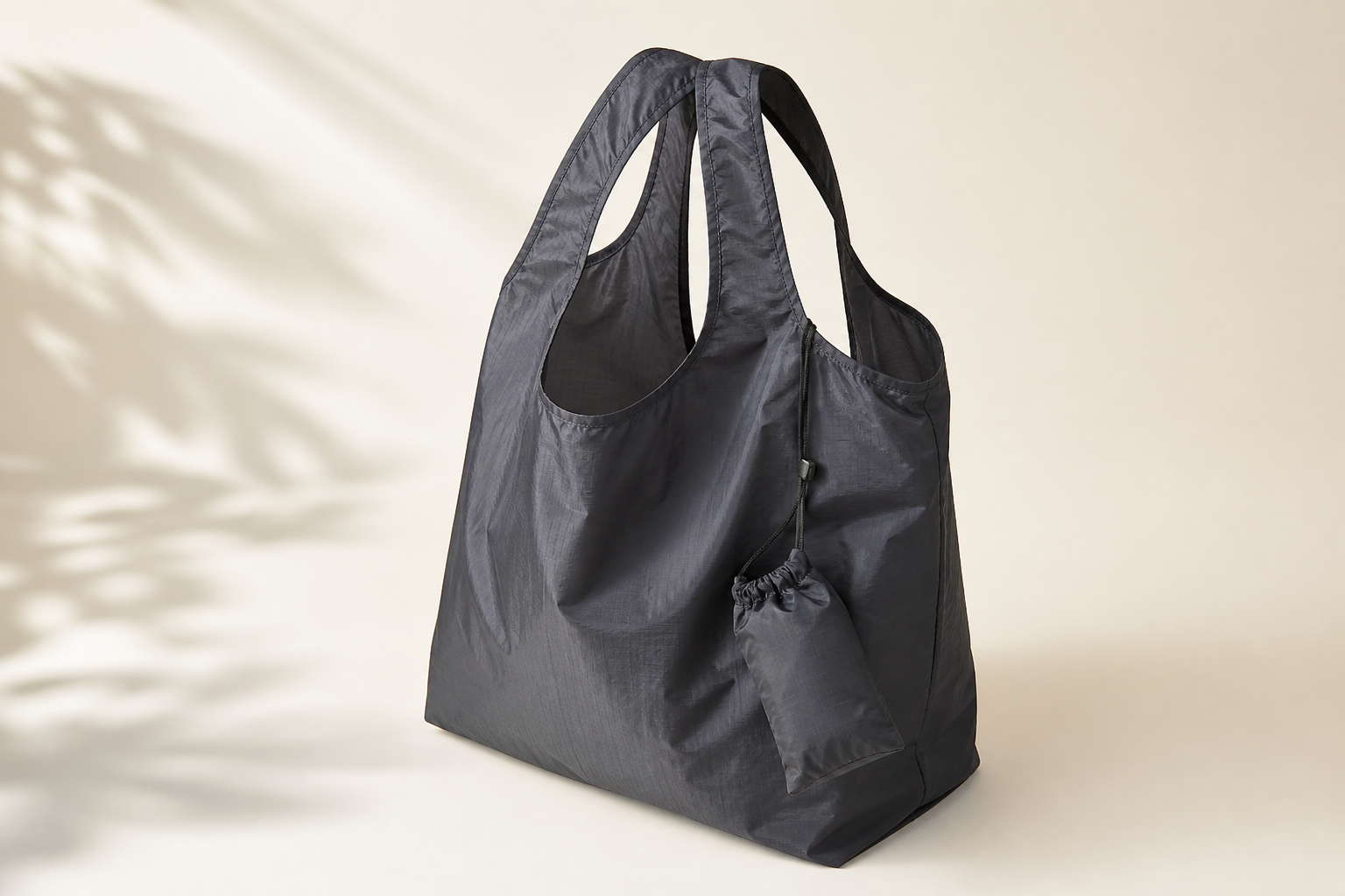 Attached Pouch Fold Tote