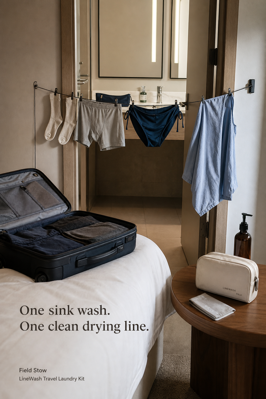 LineWash Travel Laundry Kit