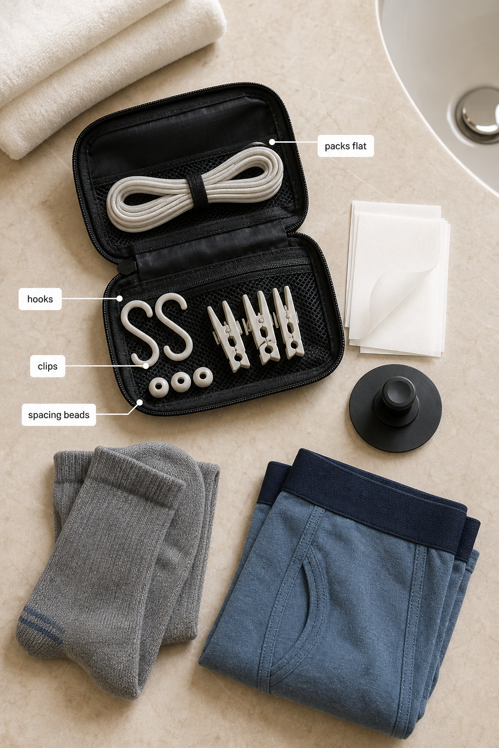 LineWash Travel Laundry Kit