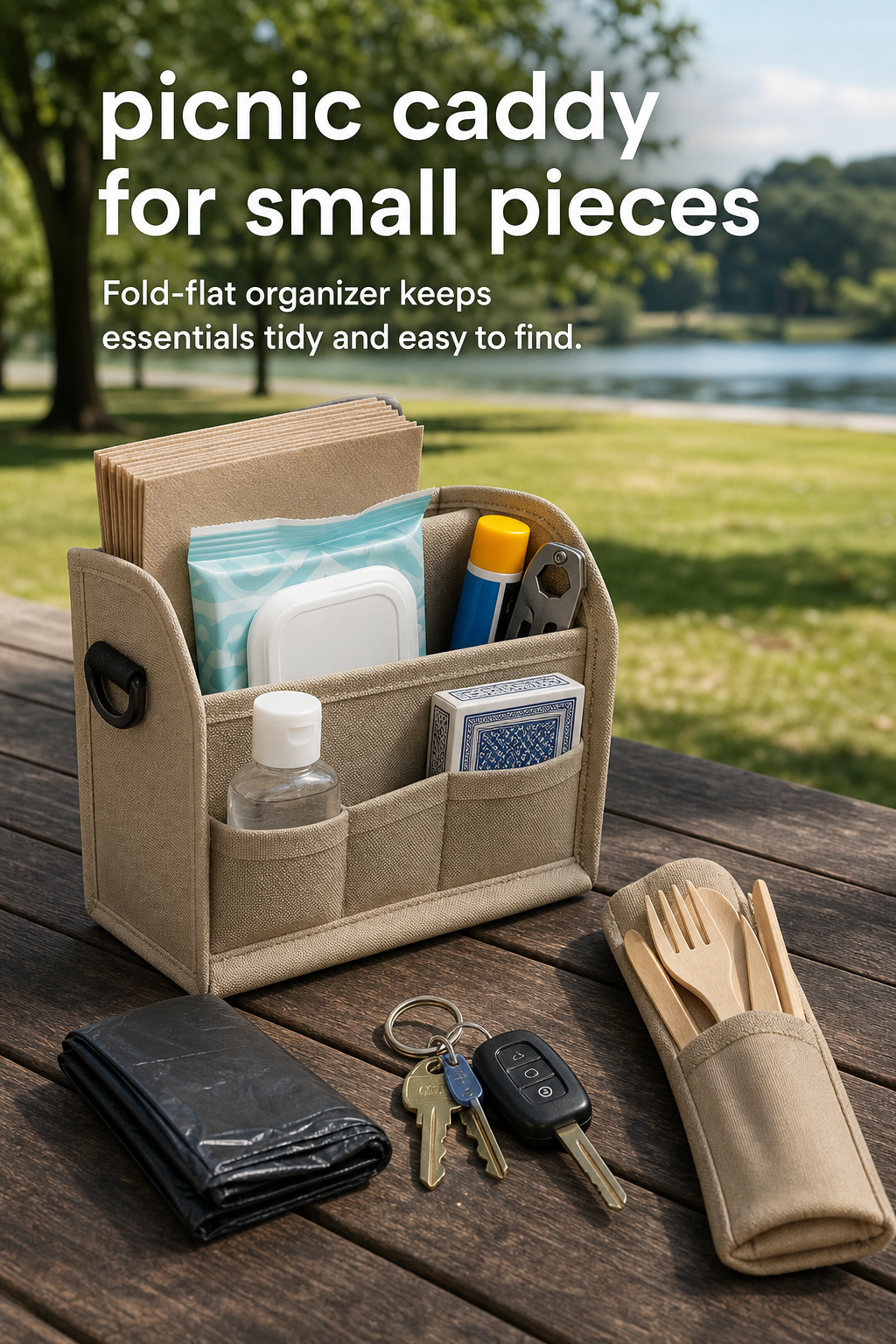 PicnicRail Outdoor Caddy