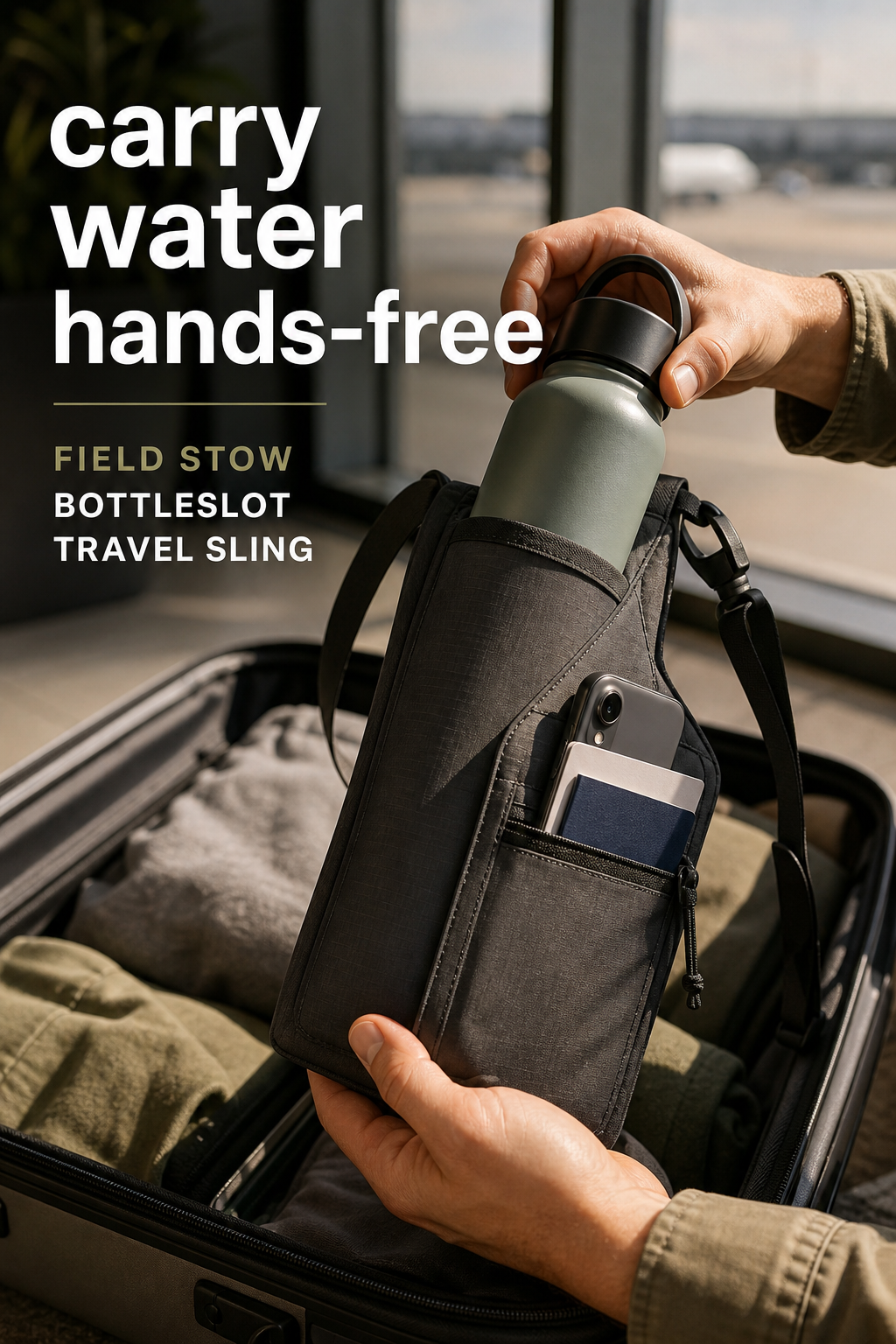 BottleSlot Travel Sling