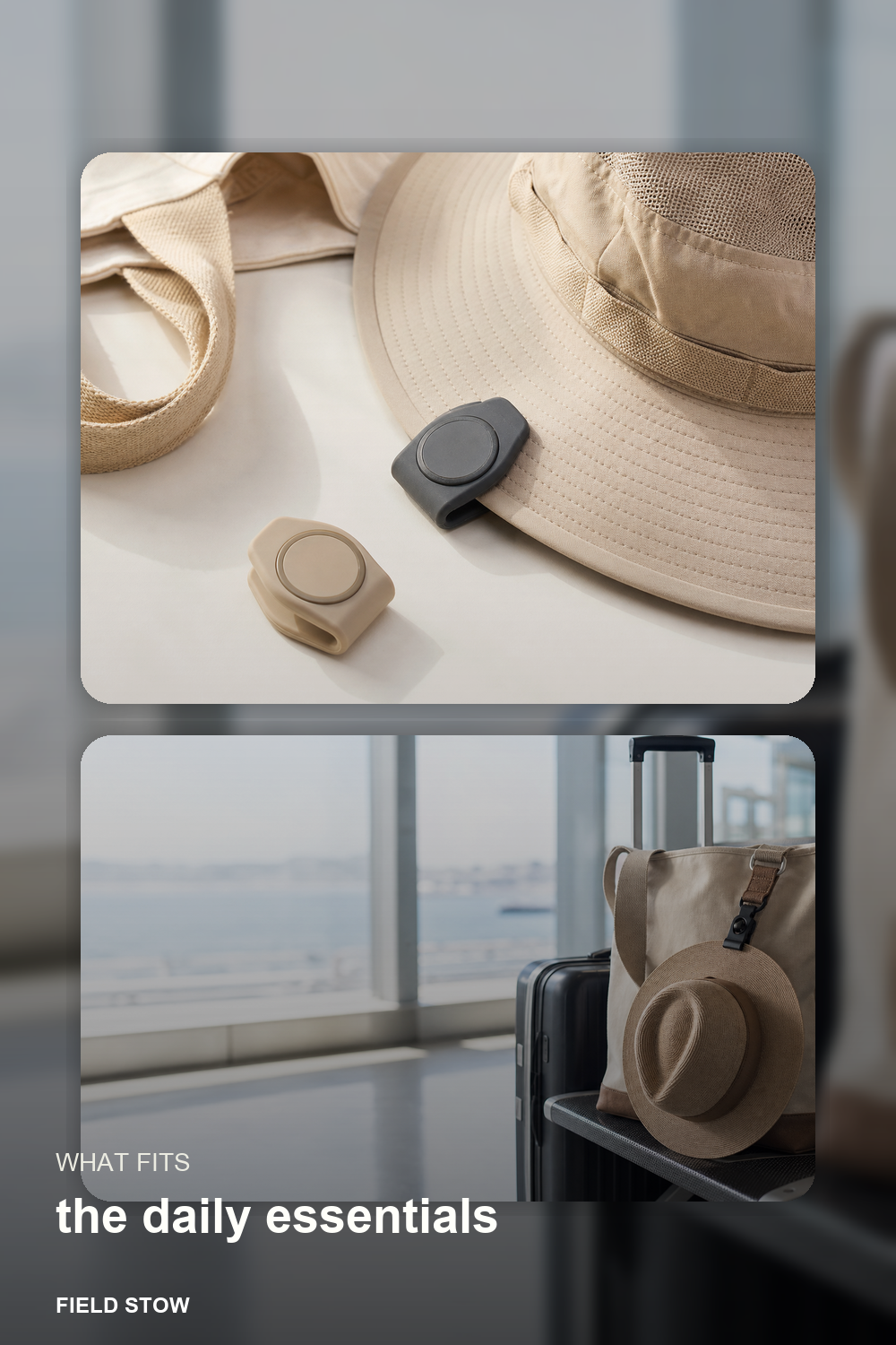 HatDock Travel Clip