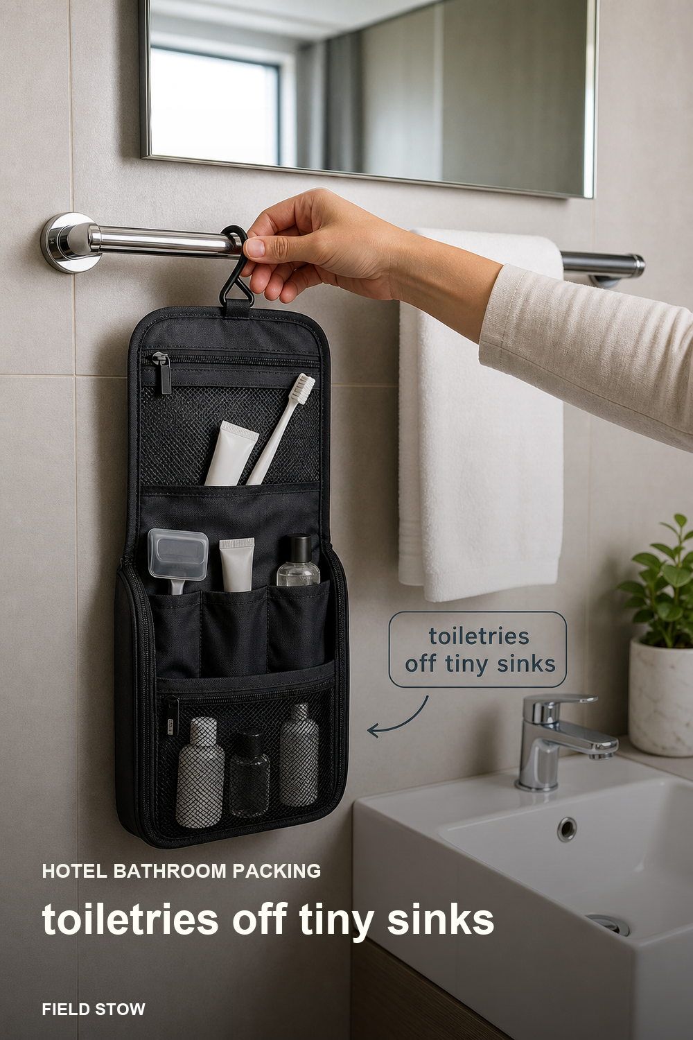 MicroHook Flat Toiletry Kit