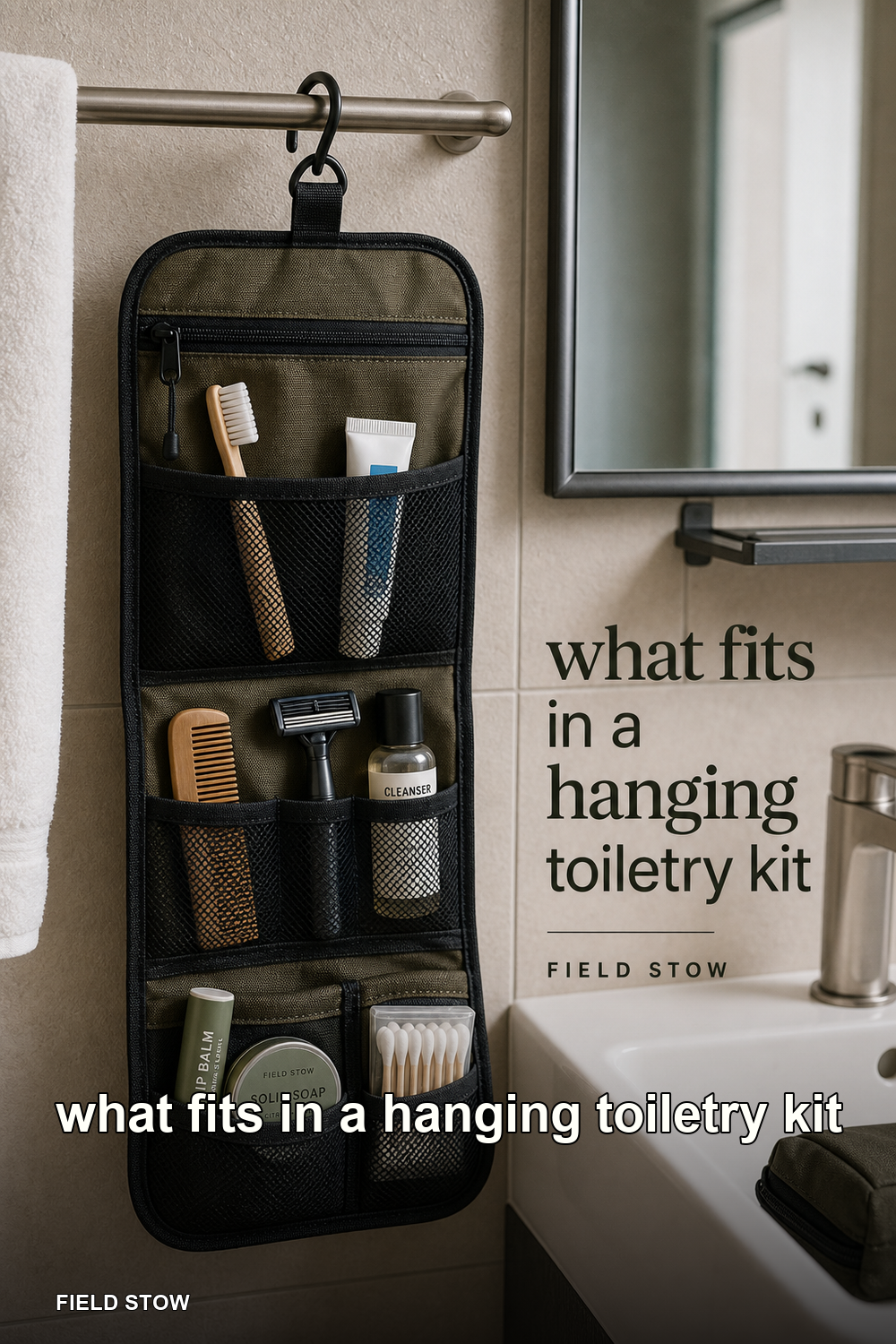 MicroHook Flat Toiletry Kit