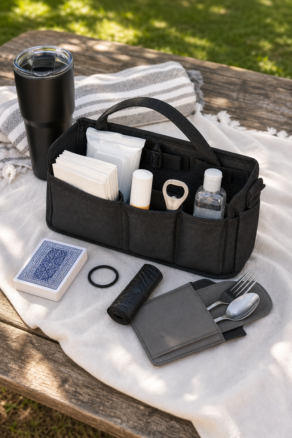 PicnicRail Outdoor Caddy