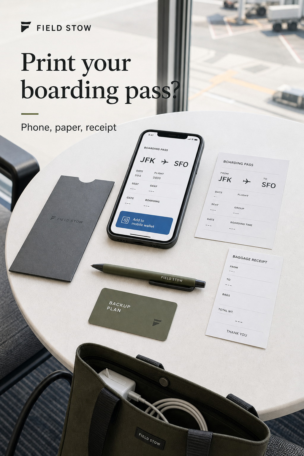 FlatCard Receipt Sleeve