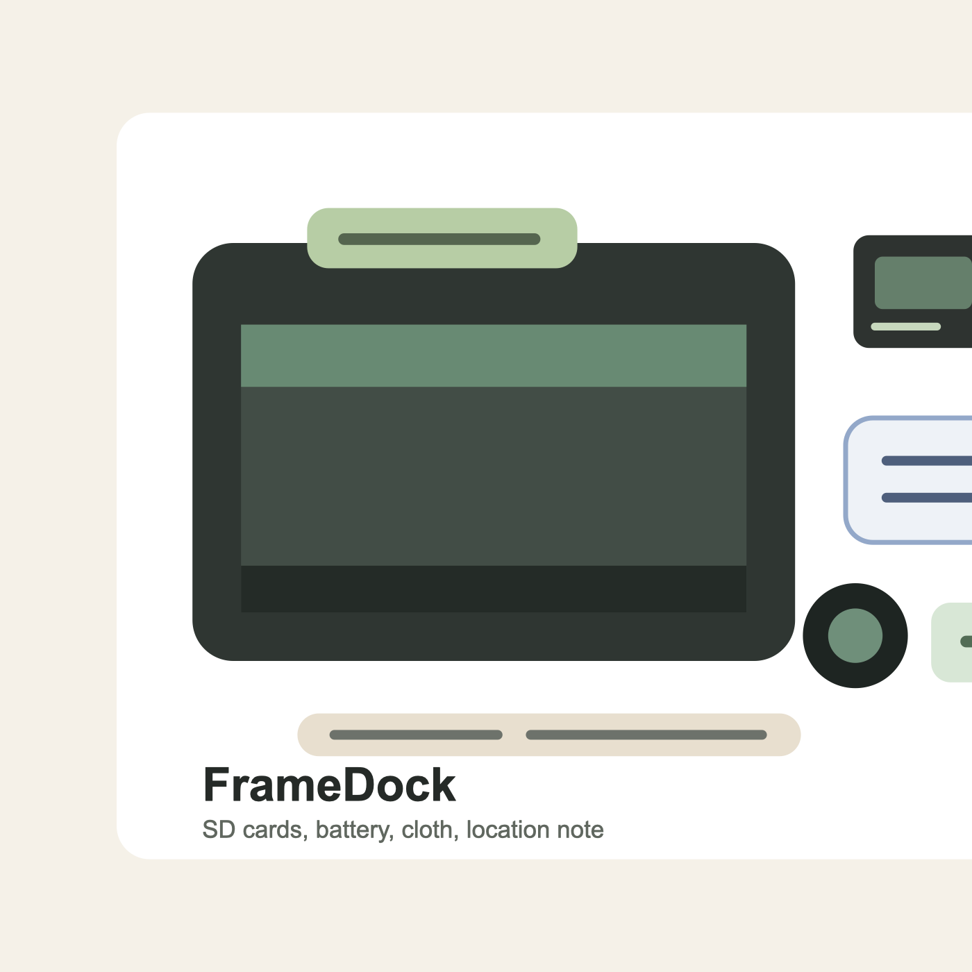 FrameDock Camera Card Sleeve product image