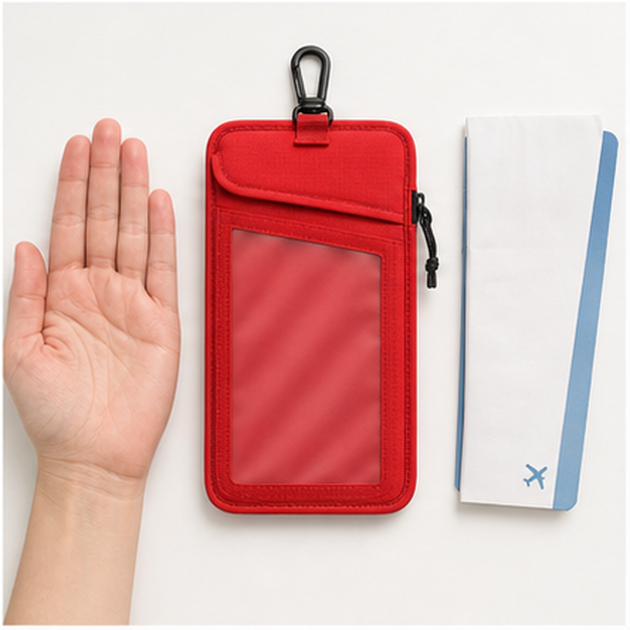 GateTag Stroller Check Sleeve scale detail studio product photo