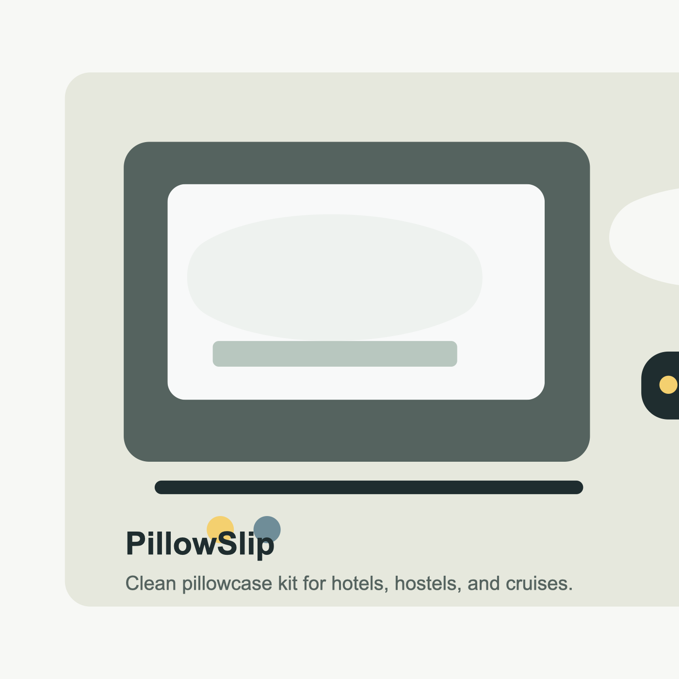 PillowSlip Travel Pillowcase Sleeve product image
