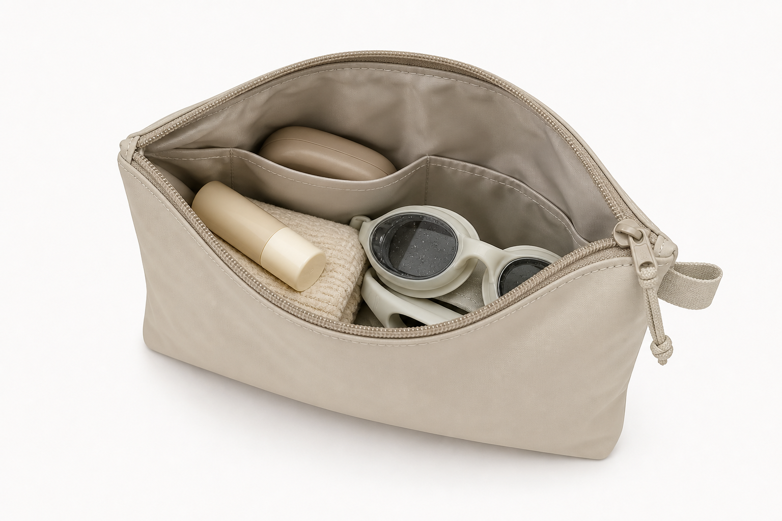 PoolLoop Wet Pouch interior organization studio product photo