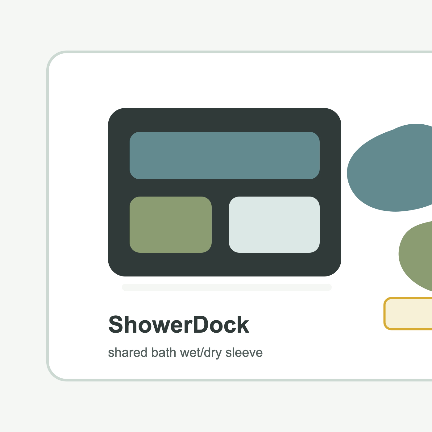 ShowerDock Shared Bath Sleeve