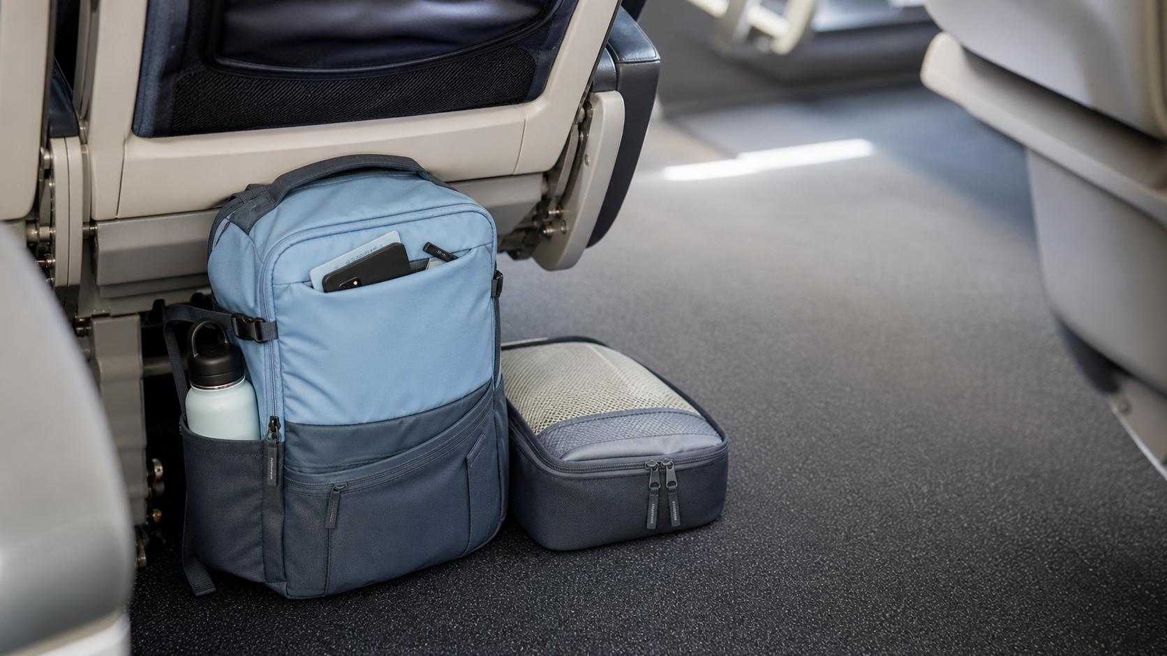 SeatReach Underseat Pack lifestyle image